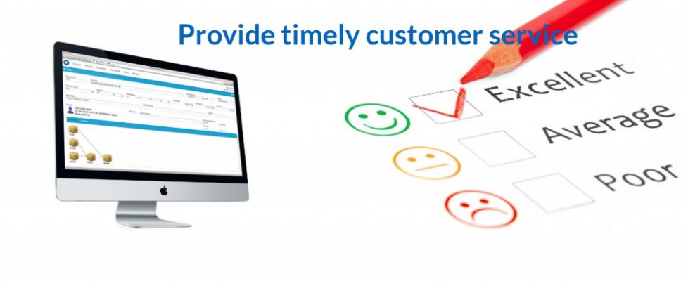 eCourierManagement provides timely customer service