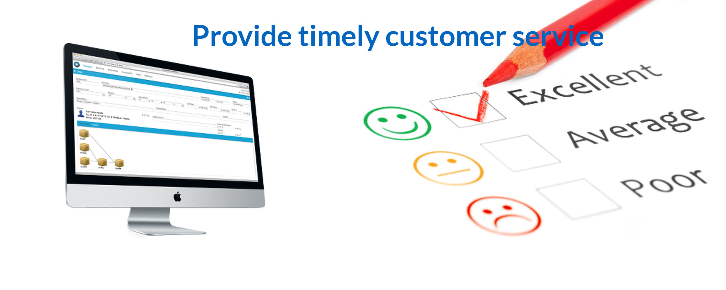eCourierManagement provides timely customer service